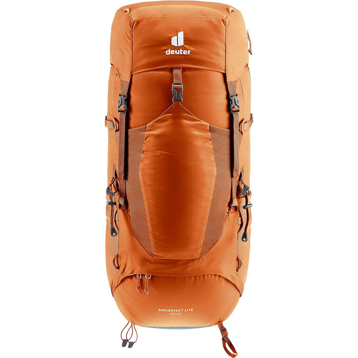 Рюкзак Deuter Aircontact Lite 40+10 л для трекінгу, каштаново-бірюзовий, легкий, одноколірний