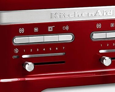 Тостер KitchenAid Artisan 5KMT2204, колір Pebble Palm (30), Liebesapfel Rot - 2 відділення