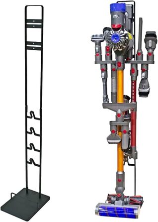 Підставка-органайзер Maxorado для акумуляторних пилососів Dyson V6 V7 V8 V10 V11 V12 V15 DC30-DC35 – тримач, аксесуар, заміна, підлогова стійка