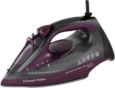 Праска парова Russell Hobbs 2800 Вт з керамічною підошвою, антикальцевим захистом та функцією самоочищення