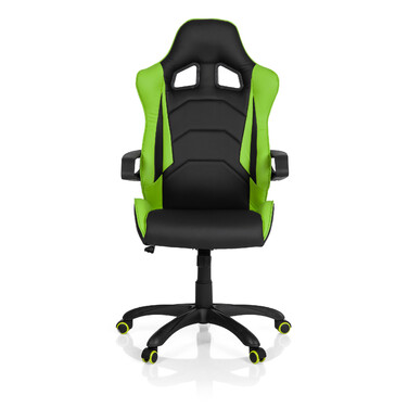 Ігрове крісло / Офісне крісло GAME PRO I Leatherette Black/Green HJH OFFICE