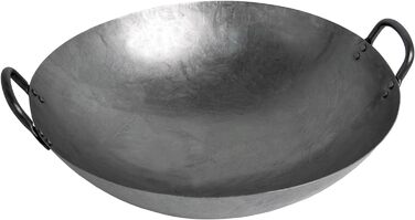 Wok-олійниця Asia Art Factory AAF Nommel 45 см з 2 ручками, кругле дно, для газових плит, гастрономія