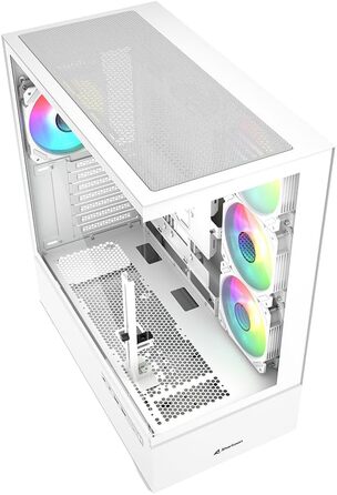 Комп'ютерний корпус Sharkoon AK6 RGB ATX білий