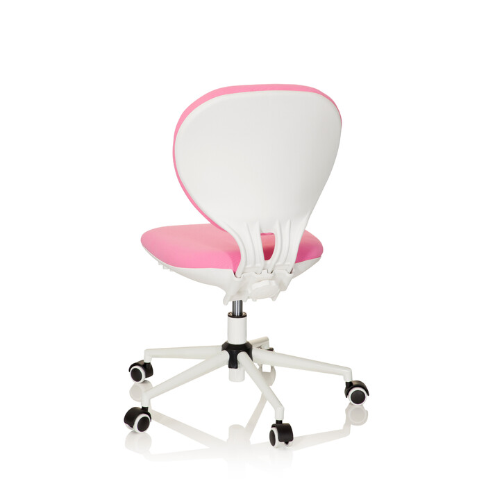 Дитячий офісний стілець KID VIVO з тканини, рожевий (hhj OFFICE)
