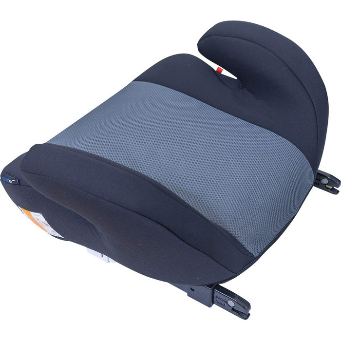 Дитяча автопідставка PETEX Max Plus з Isofix, сіра, ECE R129 i-Size, для дітей 7-12 років, зростом 125-150 см