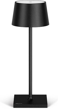 Стійка LED-лампа Stilosa 3 XL на акумуляторі з регулюванням яскравості, IP54, для дому та вулиці, з USB-C, тепле світло, чорна (38 см)