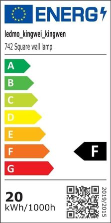 Набір настінних LED-світильників ledmo (8 шт), 12W, тепле біле світло 2700-3000K, чорний матовий, IP65 вологозахищені, з регулюванням напрямку світла (вгору/вниз), для дому та вулиці