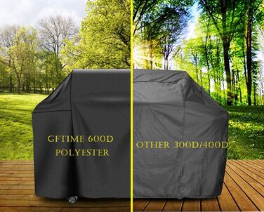 Чохол для гриля GFTIME 122x45x107 см для Weber Spirit I & II E/S-210/220, водонепроникний 600D, захисна накидка для газового гриля