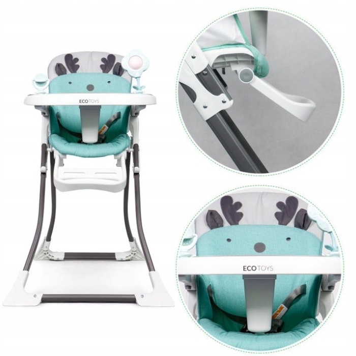 Стілець для годування Ecotoys, 94 x 48 x 68 см