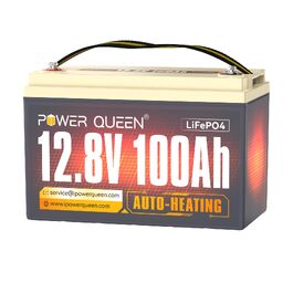 LiFePO4 акумулятор Power Queen 12V 100Ah з підігрівом для кемперів та будинків на колесах (12V100Ah-HEAT)