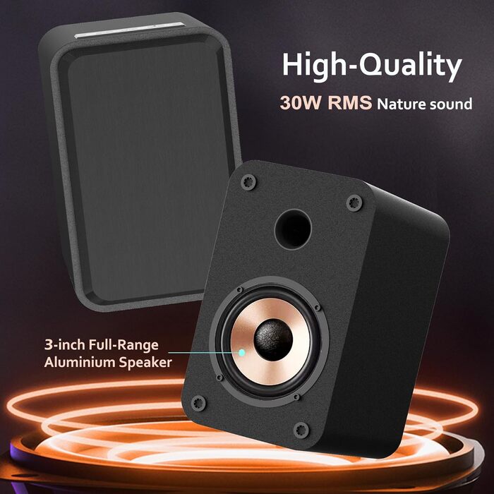LONPOO LP-42S: Компактна Bluetooth колонка з USB, AUX, 3-дюймовим динаміком та дерев'яним корпусом