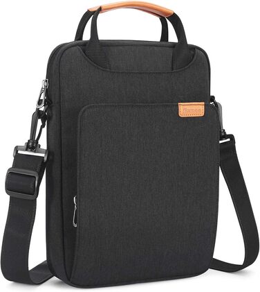 Водонепроникна сумка для ноутбука 12-13'' NIDOO, темно-сіра, для MacBook, iPad Pro, Surface, Galaxy Book, XPS, MatePad