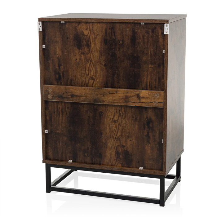 Сервант / комод VINSTRA 60x38,5x83,3 см 4 шухляди коричневий hjh LIVING