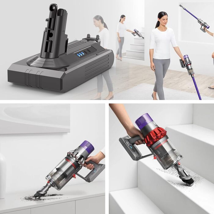Акумулятор ASUNCELL V10 25.2V 3900mAh для пилососа Dyson V10 Cyclone Animal Absolute Motorhead – Замінний акумулятор