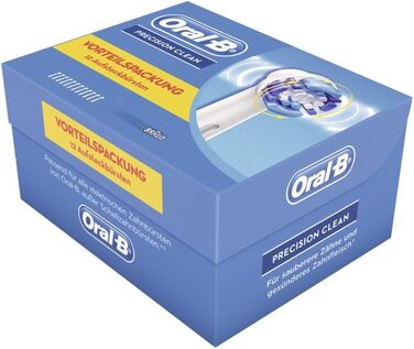 Смінні насадки для електричної зубної щітки Oral-B 3D, білі, 12 шт.