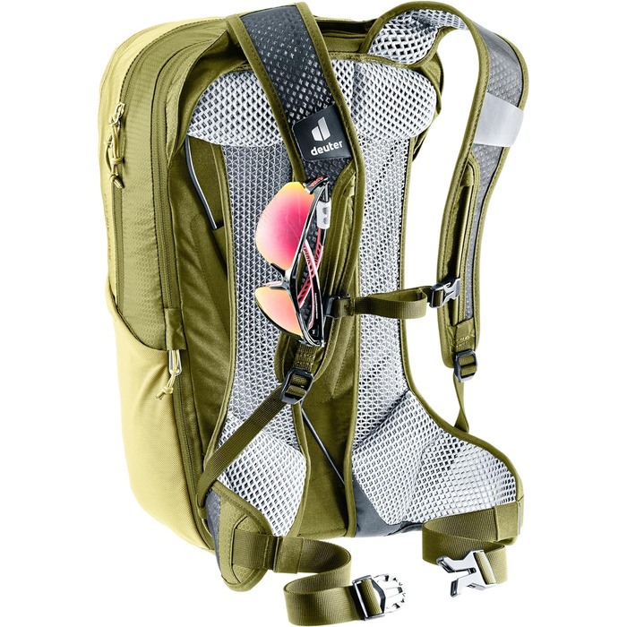 Велосипедний рюкзак Deuter Race Air 14+3 л, лінден-кактус, вентиляція спини