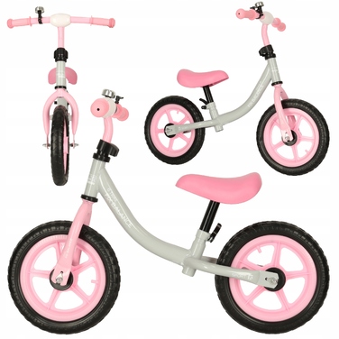 Беговел Trike Fix Balance, сіро-рожевий