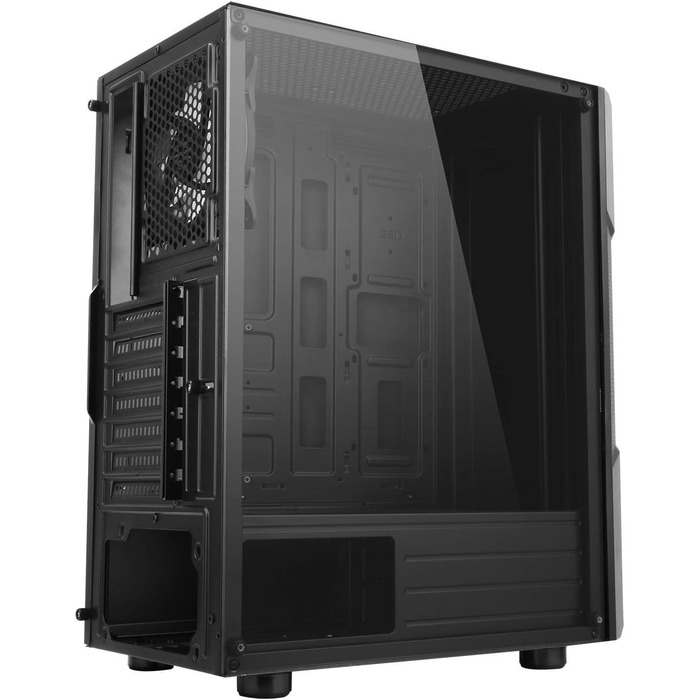 Корпус для ПК SPIRIT OF GAMER Clone III ARGB ATX/mATX/ITX, 4x120мм вентилятори, скляна бічна панель, металева сітка, сталь