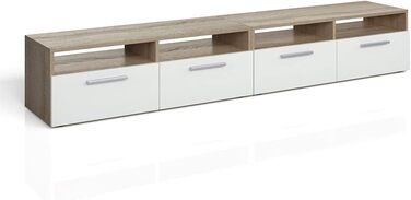 Тумба під телевізор Vicco Diego 190x38 см, дуб сонома