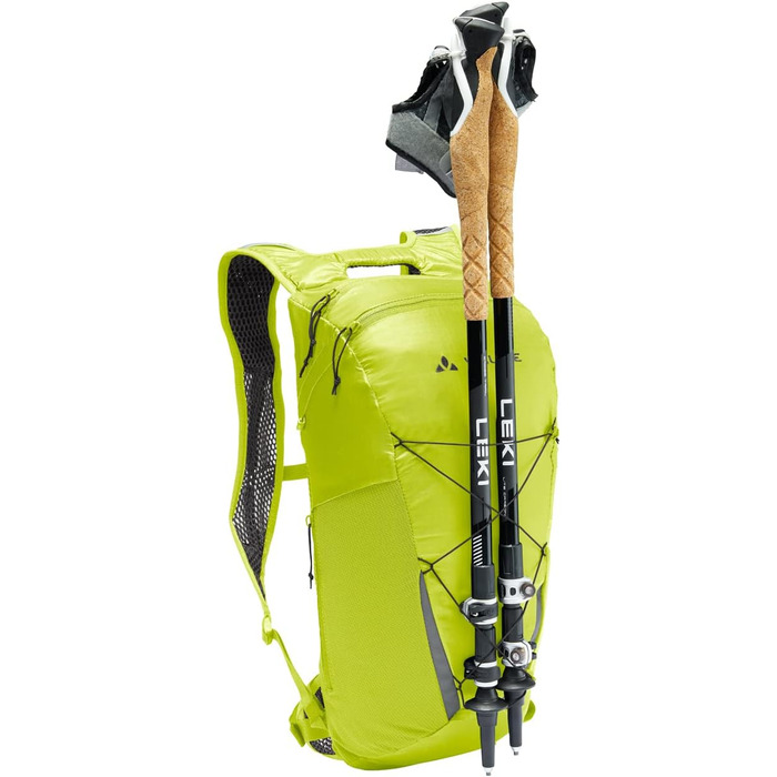 Рюкзак VAUDE Uphill 12 л, унісекс, яскраво-зелений, легкий туристичний