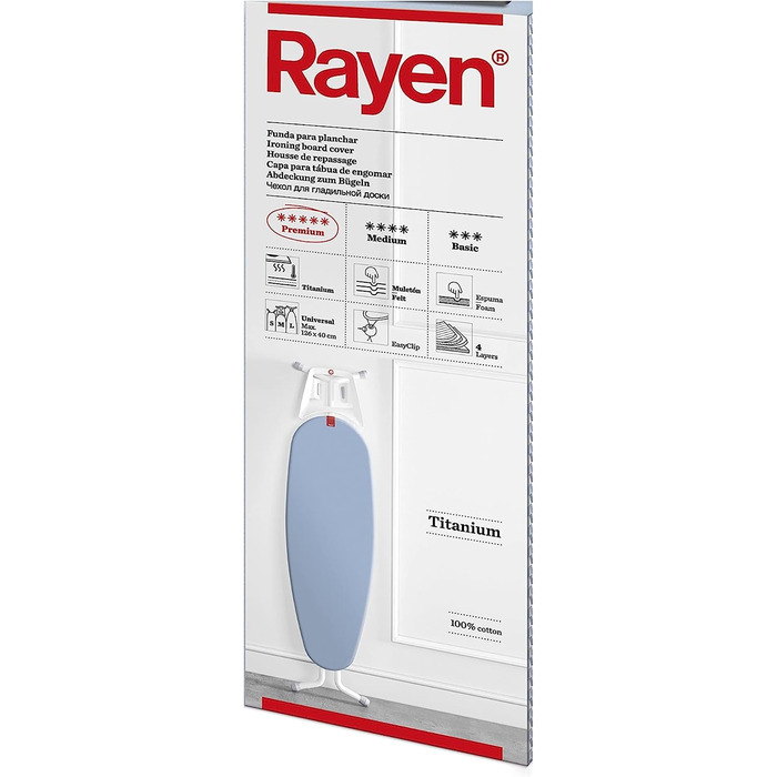Rayen 6157.03 Чохол для прасувальної дошки 130x47 см, синій