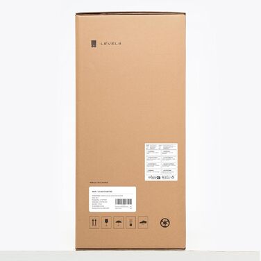 LEVEL8 Комплект валіз на колесах 3 шт, легкий ABS+PC, розширюваний жорсткий чемодан з TSA-замком, 4 колеса, 55/68/78 см, синій