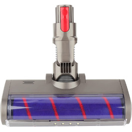 Насадка-щітка для підлоги з м'яким валиком для Dyson V7/V8/V10/V11/V15/SV10/SV11, аксесуар з швидкознімним кріпленням