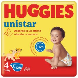 Підгузки Huggies Unistar, розмір 6 (15-30 кг), 72 шт.