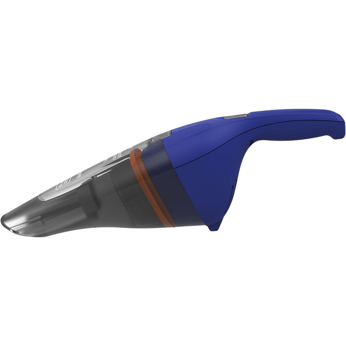 Пилосос ручний BLACK+DECKER Dustbuster NVC115WA, акумуляторний, 3.6V, без мішка, кобальтово-синій, широка насадка, знімний контейнер, насадка для щілин і меблів, зарядна станція