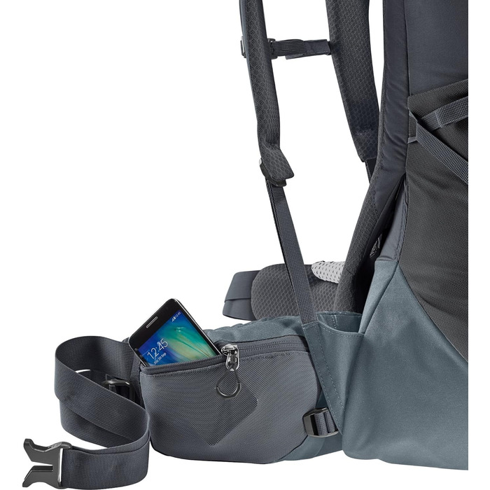 Туристичний рюкзак Deuter Aircontact Core 50+10 л, графітовий