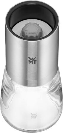 Набір млинків для солі та перцю WMF Trend (2 шт), скляні з керамічним механізмом, білі, 14 см