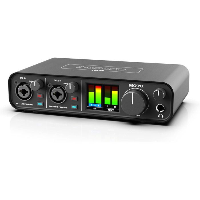 MOTU M2 - Аудіоінтерфейс USB 2.0, 2 входи/2 виходи, 24-біт/192 кГц