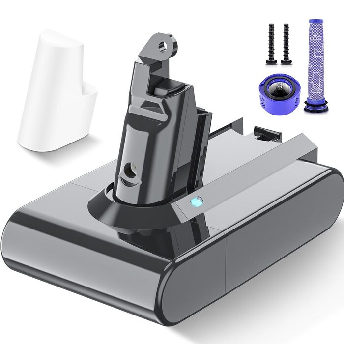 Акумулятор 21.6V для пилососа Dyson V6 (DC58, DC59, DC61, DC62, DC72, DC74, SV03, SV05, SV06, SV07, SV09) Animal, Trigger, Fluffy, Absolute — замінний Li-ion