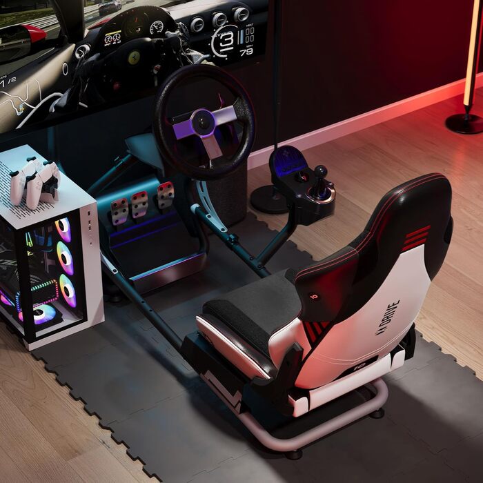 Ігровий кокпіт для SIM-рейсингу Diablo X-Drive з регульованим сидінням та спинкою