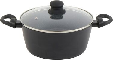 Каструля Russell Hobbs Metallic Marble 24 см, 2 л, антипригарна, для індукції, з кришкою з гартованого скла, м’які ручки