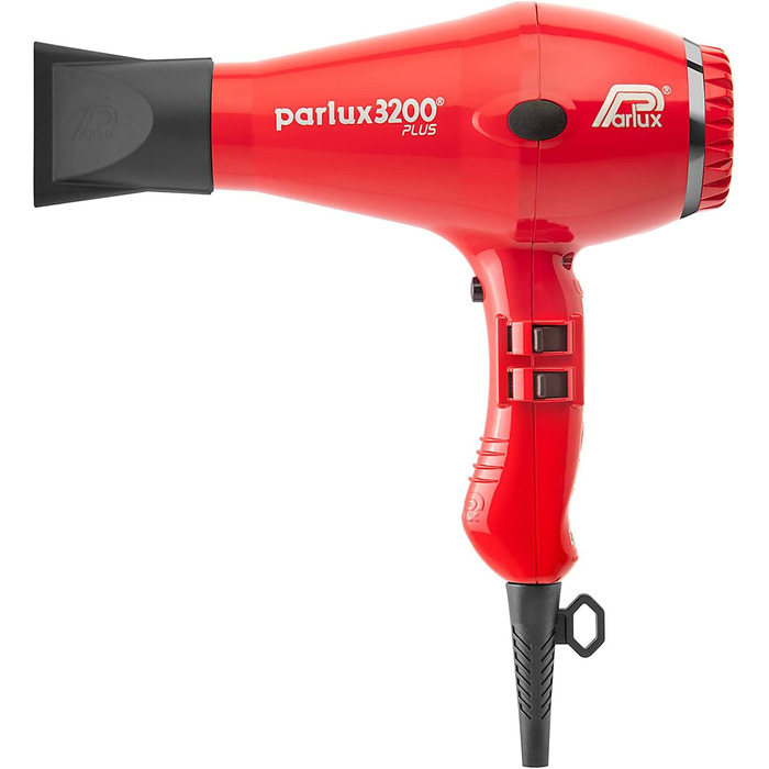 Фен для волосся Parlux 3200 Plus червоний, професійний