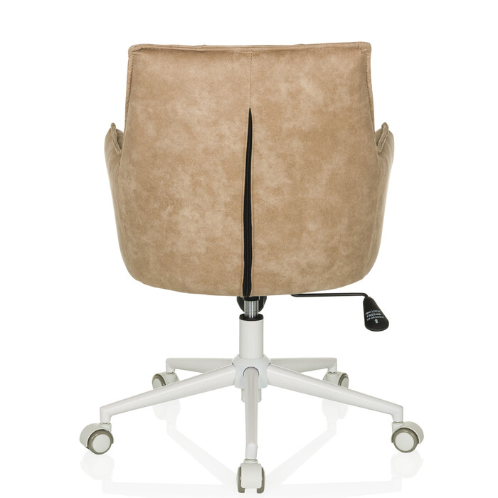 Крісло для домашнього офісу / поворотне крісло SOLAO LIFE W Fabric Beige Hjh LIVING