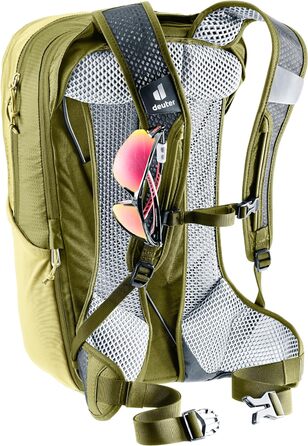Велосипедний рюкзак Deuter Race Air 14+3 л, лінден-кактус, вентиляція спини
