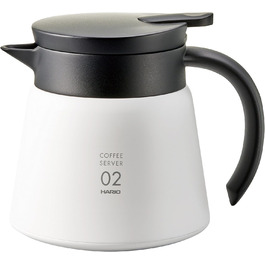Чайник Hario V60, 550 мл, білий, нержавіюча сталь/пластик