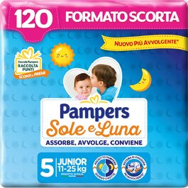 Підгузки Pampers Sonne und Mond, розмір 6 (15-30 кг), 78 шт