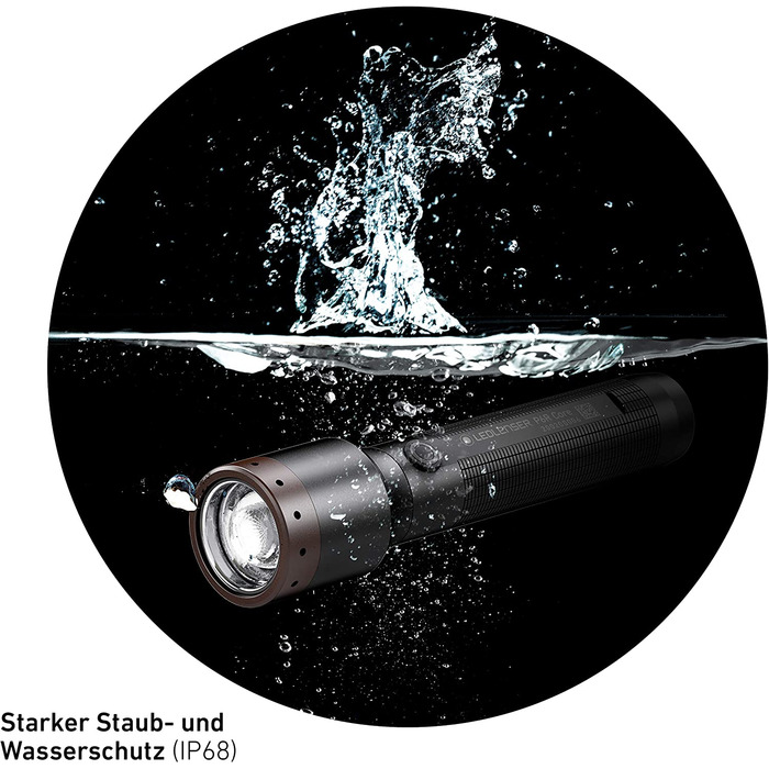 Ліхтарик Ledlenser P6R Core, 900 люмен, акумуляторний, LED, IP68, фокусування, 240 м, USB-зарядка