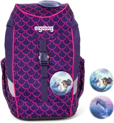 Дитячий рюкзак ergobag mini, ергономічний, 10 л, для А4, ліловий Perlentauchbär