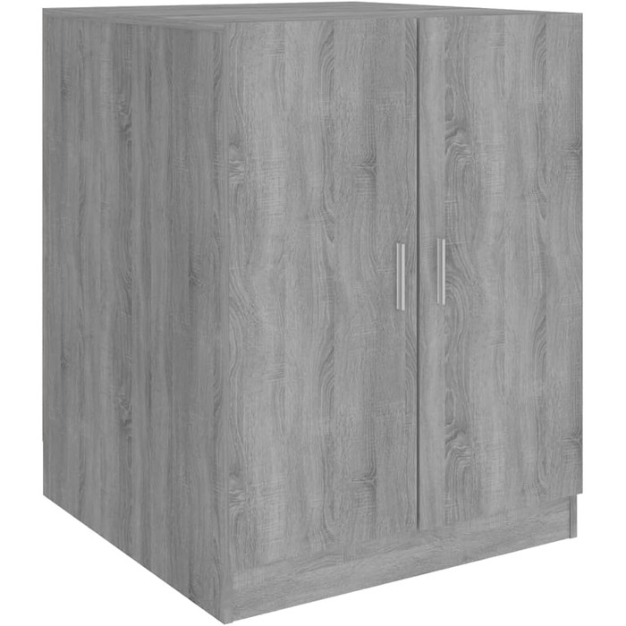 Шафа над пральною машиною Homiuse, сіро-сонома, 71x71,5x91,5 см, містка, стильна, для ванної та пральні