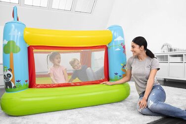 Надувний батут Bestway Fisher-Price Bouncetastic 175x173x135 см для дітей