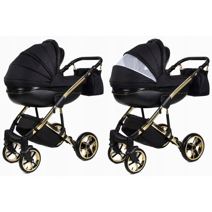 Дитячий візок 3в1 Didibaby Daytona GT Black/Gold