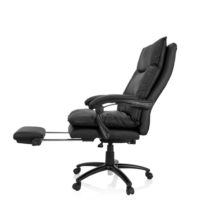 Крісло для керівника RELAX CL 200 з підставкою для ніг PU black MyBuero
