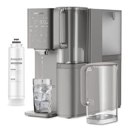 Фільтр для води зворотного осмосу Philips ADD6921DG/10 з охолодженням та підігрівом - видаляє до 110 забруднень, термін служби фільтра 1 рік
