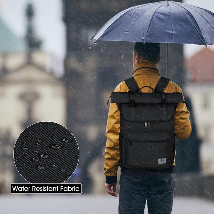 Водонепроникний рюкзак Lubardy Rolltop для ноутбука 17,3
