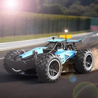 RC Автомобіль Monster Truck 1:18 2.4GHz, позашляховик, швидкість 20+ км/год, водонепроникний, синій