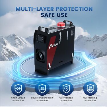 Дизельний опалювач 8kW Blazecore Station 1S з керуванням через APP, 12V/24V DC & 240V AC, для авто та вантажівок